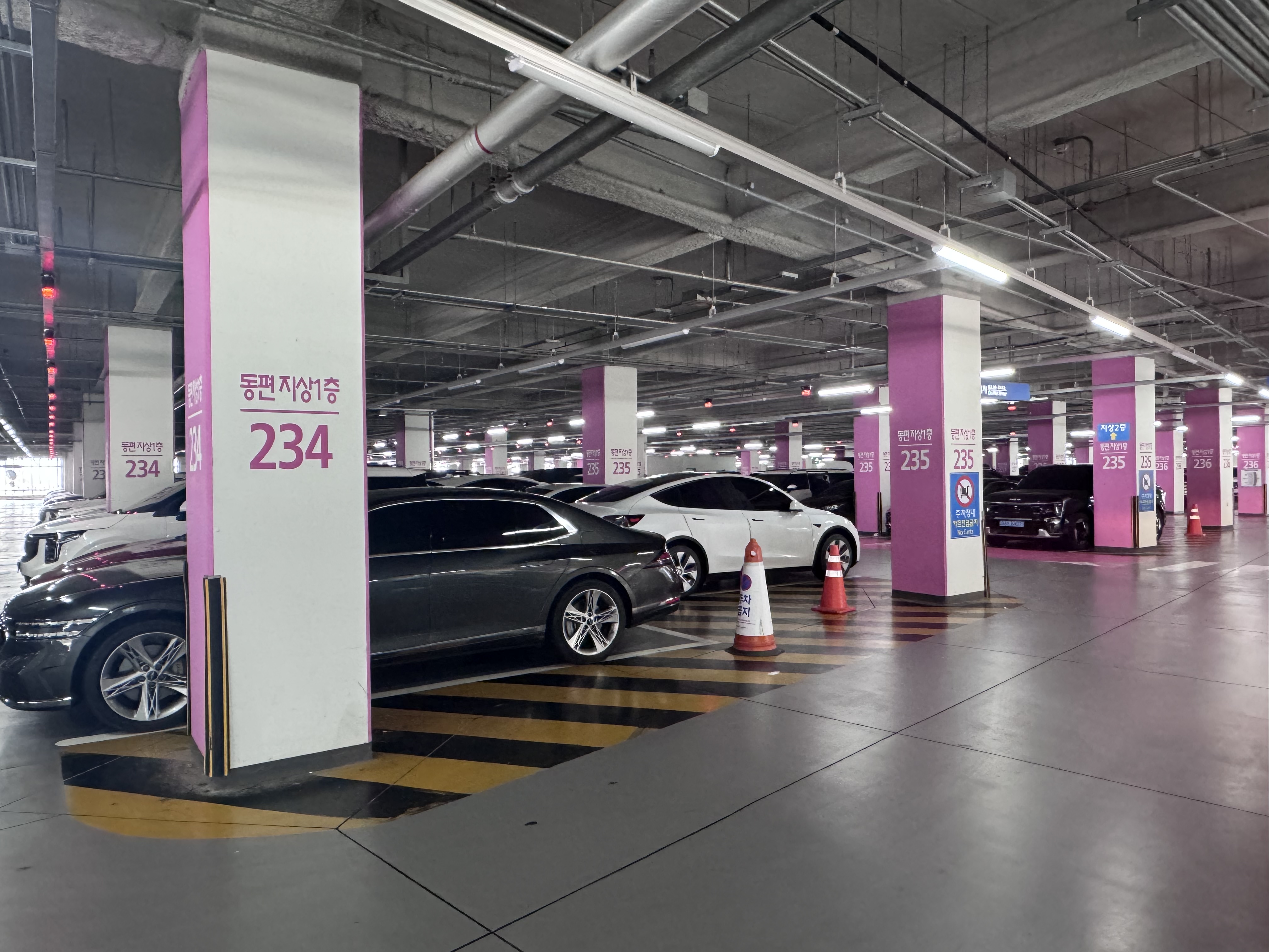 인천공항 제2터미널 동편 지상주차장 234번